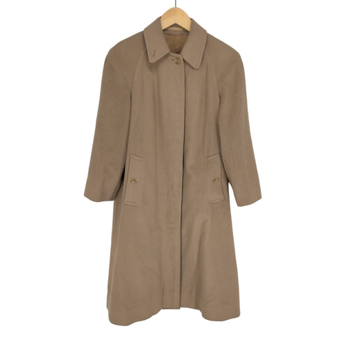 バーバリーズ BURBERRYS PURE CASHMERE カシミヤ ステンカラーコート レディース