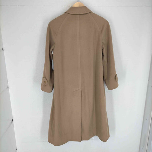 バーバリーズ BURBERRYS PURE CASHMERE カシミヤ ステンカラーコート レディース