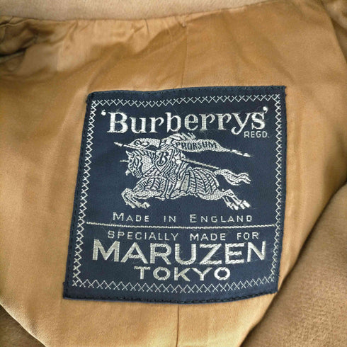 バーバリーズ BURBERRYS PURE CASHMERE カシミヤ ステンカラーコート レディース