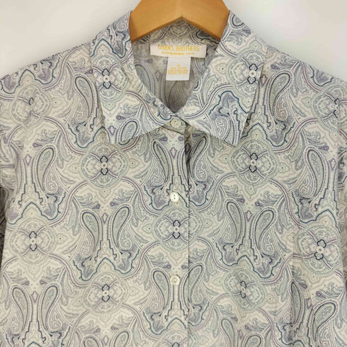 ブルックスブラザーズ BROOKS BROTHERS 総柄 ペイズリー レギュラーカラーシャツ レディース 16