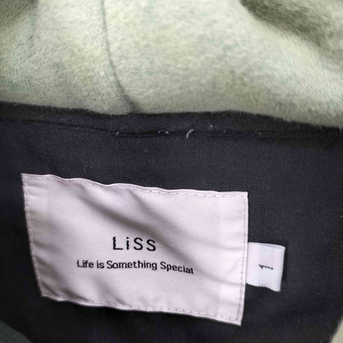 リス LISS ライトウェイト 裏起毛 ロング パーカー ユニセックス メンズ JPN:1