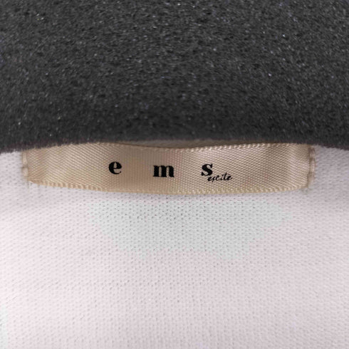 エムズエキサイト ems excite パフ袖刺繍カーデ レディース FREE
