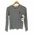 プレイコムデギャルソン PLAY COMME des GARCONS ワンポイントロゴ ボーダー L/S Tシャツ レディース JPN:M