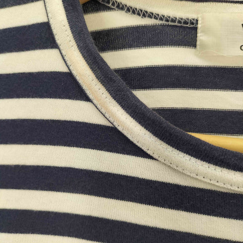 プレイコムデギャルソン PLAY COMME des GARCONS ワンポイントロゴ ボーダー L/S Tシャツ レディース JPN:M
