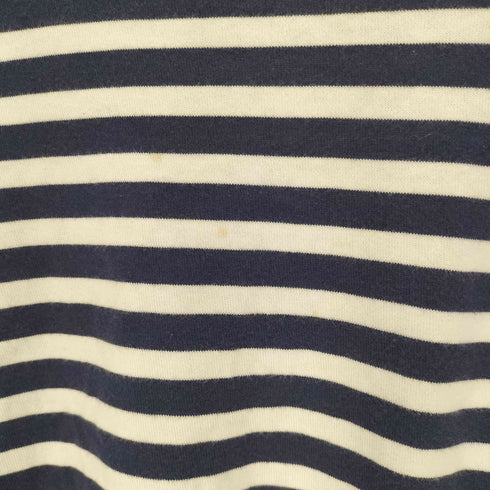 プレイコムデギャルソン PLAY COMME des GARCONS ワンポイントロゴ ボーダー L/S Tシャツ レディース JPN:M
