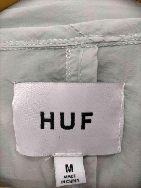 ハフ HUF フーデッドダブルジップナイロンロングコート メンズ JPN:M