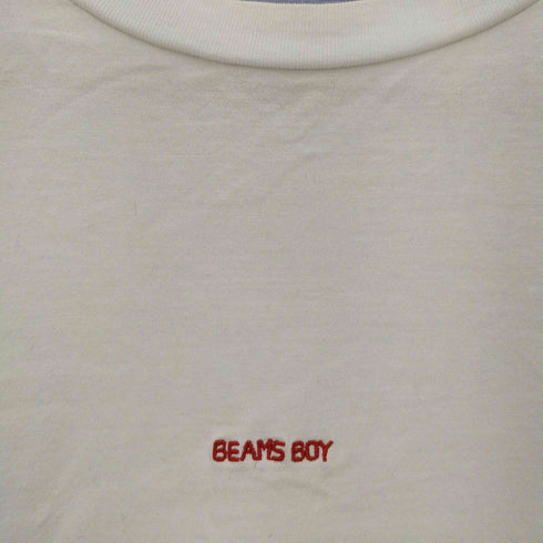 ビームスボーイ BEAMS BOY ワンポイント刺繍クルーネックTシャツ レディース 1