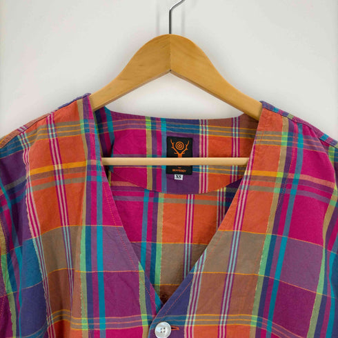 サウスツーウエストエイト SOUTH2 WEST8 別注 Madras Army Shirts レディース JPN:XS