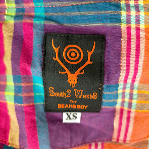 サウスツーウエストエイト SOUTH2 WEST8 別注 Madras Army Shirts レディース JPN:XS
