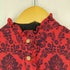 ランズエンド LANDS END レーヨン混 花柄 ヘンリーネックL/S Tシャツ レディース JPN:M