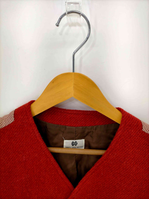 ドリスヴァンノッテン DRIES VAN NOTEN 80-90s 背面切替 ウールベスト 初期タグ メンズ