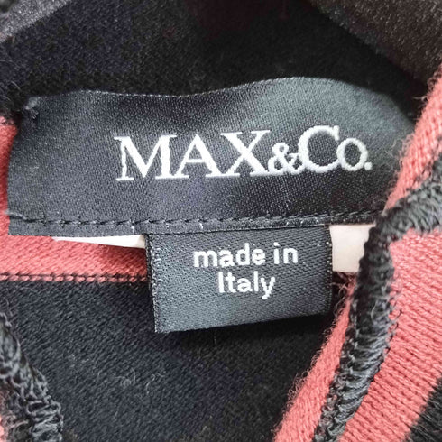 マックスアンドコー MAX & CO. ボーダー ハイネックニット レディース JPN:S