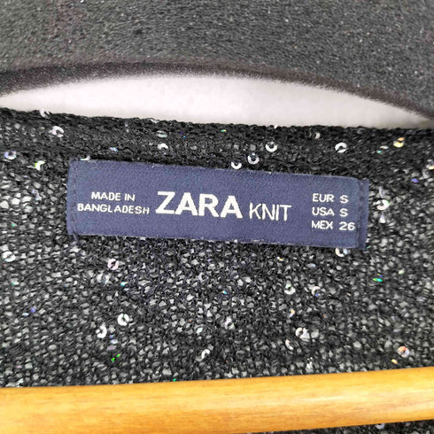 ザラ ZARA ラメ L/Sニット レディース US S