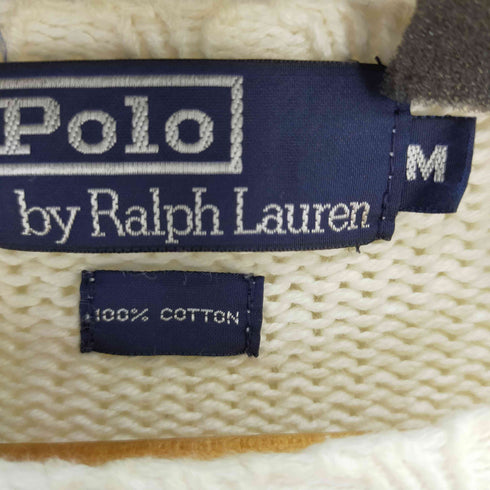 ポロバイラルフローレン Polo by RALPH LAUREN 90S コットンニット クルーネック メンズ JPN:M