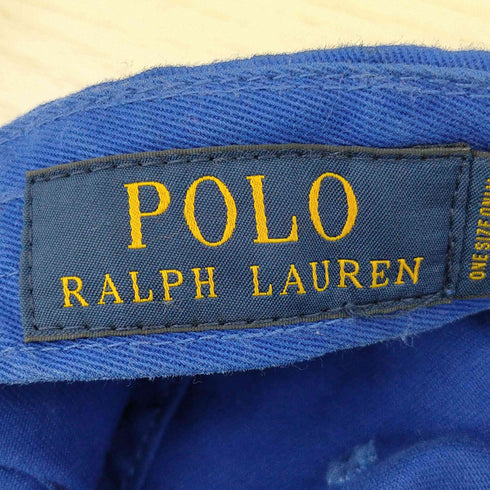 ポロラルフローレン POLO RALPH LAUREN カンボジア製 ポニー刺繍 6パネルキャップ メンズ