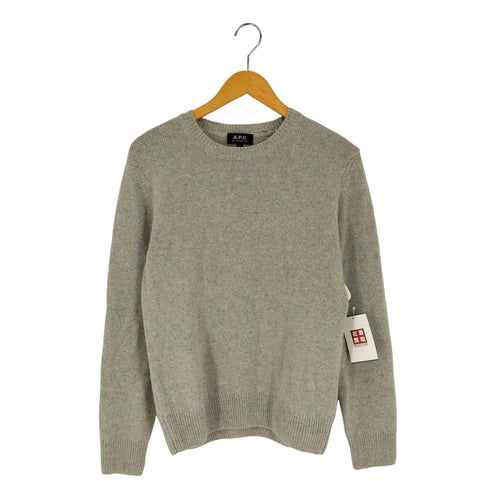 アーペーセー A.P.C. ミックスカラー ウールアルパカ クルーネックニット メンズ import:S