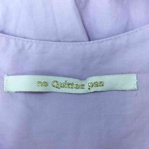 ヌキテパ NE QUITTEZ PAS ノースリーブ ボウタイワンピース レディース FREE