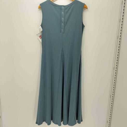 ストラ Stola. 22SS ワッフルカットワンピース ノースリーブロングワンピース レディース 38