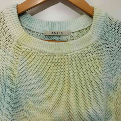 ストラ Stola. 23SS タイダイ染めニットプルオーバー レディース FREE