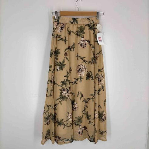 アメリ AMERI JEANNETTE FLARE SKIRT 花柄フレアスカート レディース