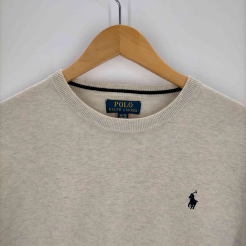 ポロラルフローレン POLO RALPH LAUREN ポニー刺繍 クルーネックコットンニット レディース XL (18-20)