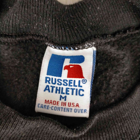 ラッセルアスレチック RUSSELL ATHLETIC USA製 前V ラバープリントスウェット メンズ JPN:M