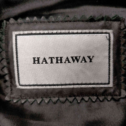 HATHAWAY レザージップアップブルゾン メンズ JPN:L