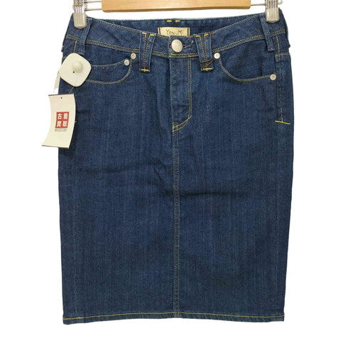 ヤヌーク YANUK ペンシルデニムスカート レディース XS