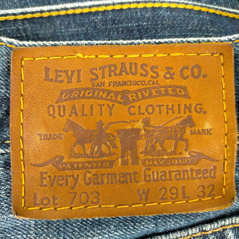 リーバイス Levis 703 リラックスフィットストレートデニムパンツ メンズ W29