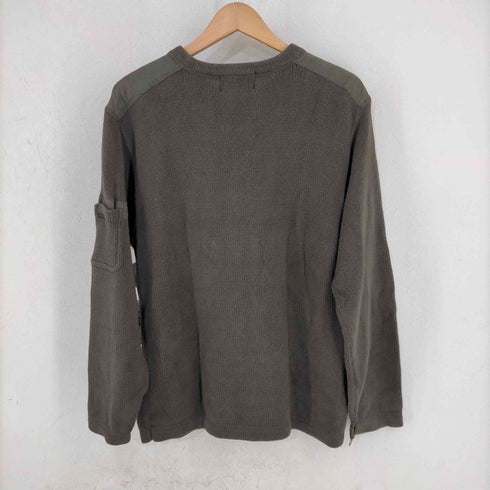 エディーバウアー Eddie Bauer スリーブポケット ハーフボタン コットンコマンドニット メンズ import:S