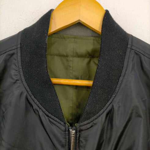 ジャックローズ JACKROSE MA-1 FLIGHT JACKET / ゴートレザー切替 リバーシブルMA-1ジャケット メンズ JPN:5