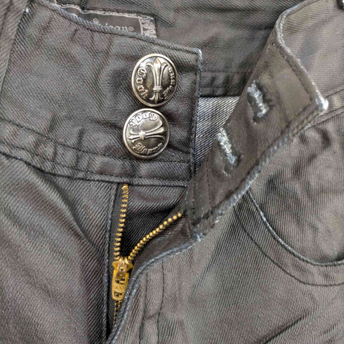 クックジーンズ cook jeans ポリコーティング ローライズブーツカットデニム メンズ 28