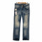 クックジーンズ cook jeans スタッズデザイン ローライズストレートデニムパンツ メンズ 30