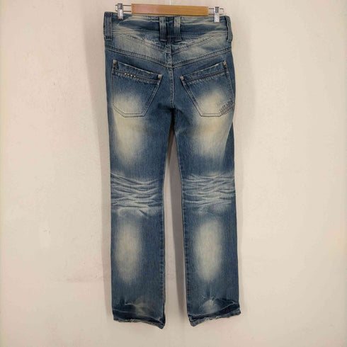 クックジーンズ cook jeans スタッズデザイン ローライズストレートデニムパンツ メンズ 30