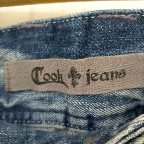 クックジーンズ cook jeans スタッズデザイン ローライズストレートデニムパンツ メンズ 30