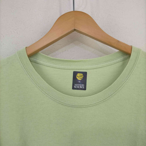 MANNERS KNOWS open up S/S TEE メンズ JPN:XL