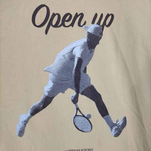 MANNERS KNOWS open up S/S TEE メンズ JPN:XL