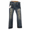クックジーンズ cook jeans ダメージ x ブリーチ x 散弾ダメージ ローライズデニムパンツ メンズ 30
