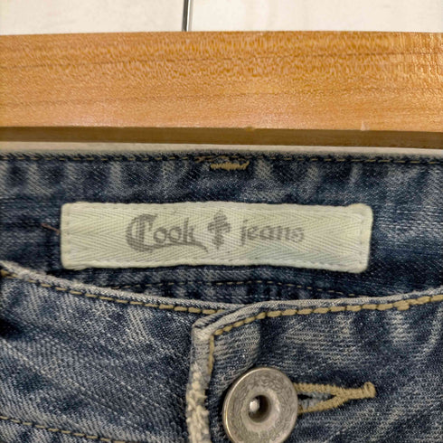 クックジーンズ cook jeans ダメージ x ブリーチ x 散弾ダメージ ローライズデニムパンツ メンズ 30