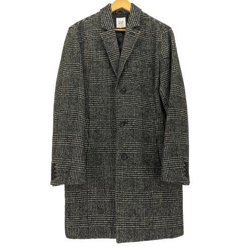 ギャップ Gap ウール チェック チェスター コート メンズ JPN:M