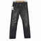 ロエン ジーンズ roen jeans 銀糸 スカルワッペン ラインストーン クラッシュブラックデニムパンツ メンズ 30