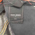 ロエン ジーンズ roen jeans 銀糸 スカルワッペン ラインストーン クラッシュブラックデニムパンツ メンズ 30