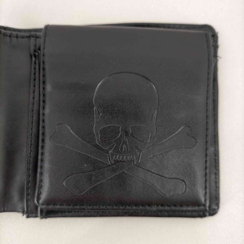 ロエン Roen スカルエナメル2つ折り財布 メンズ