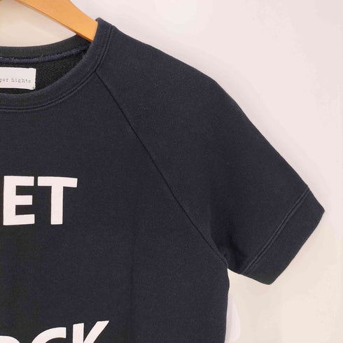 アッパーハイツ upper hights MEET ME IN STOCKHOLM プリント ラグランスリーブ スウェットTシャツ レディース JPN:0