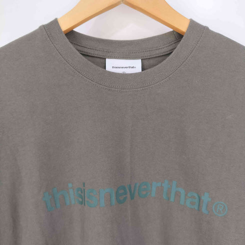 ディスイズネバーザット thisisneverthat T-Logo Tee プリント クルーネックTシャツ メンズ import:S