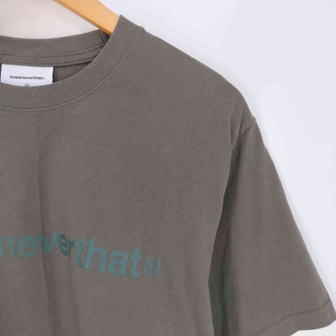 ディスイズネバーザット thisisneverthat T-Logo Tee プリント クルーネックTシャツ メンズ import:S