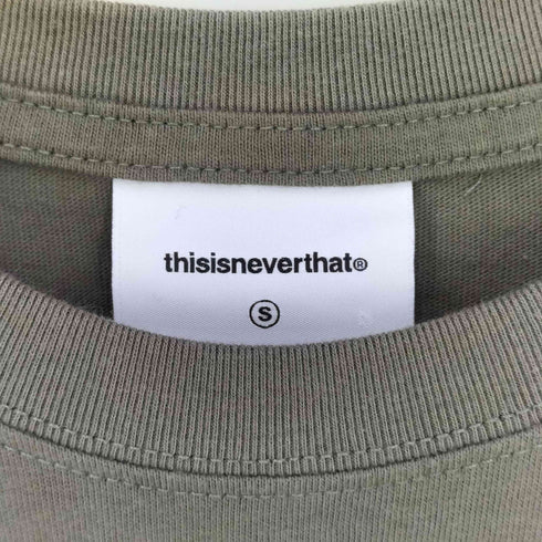 ディスイズネバーザット thisisneverthat T-Logo Tee プリント クルーネックTシャツ メンズ import:S