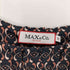 マックスアンドコー MAX & CO. シルク混 オープンネックブラウス レディース M