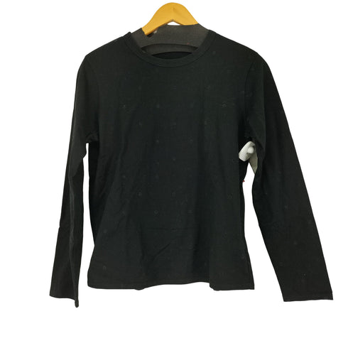 ミズイロインド mizuiro ind フロッキードット L/S Tシャツ レディース