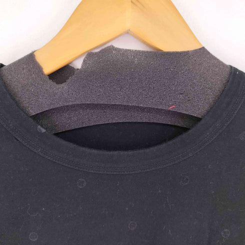 ミズイロインド mizuiro ind フロッキードット L/S Tシャツ レディース